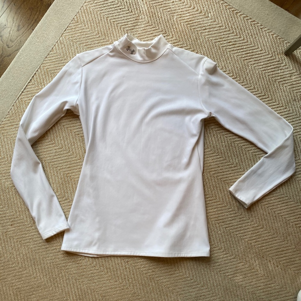 Activewear mock turtle neck top